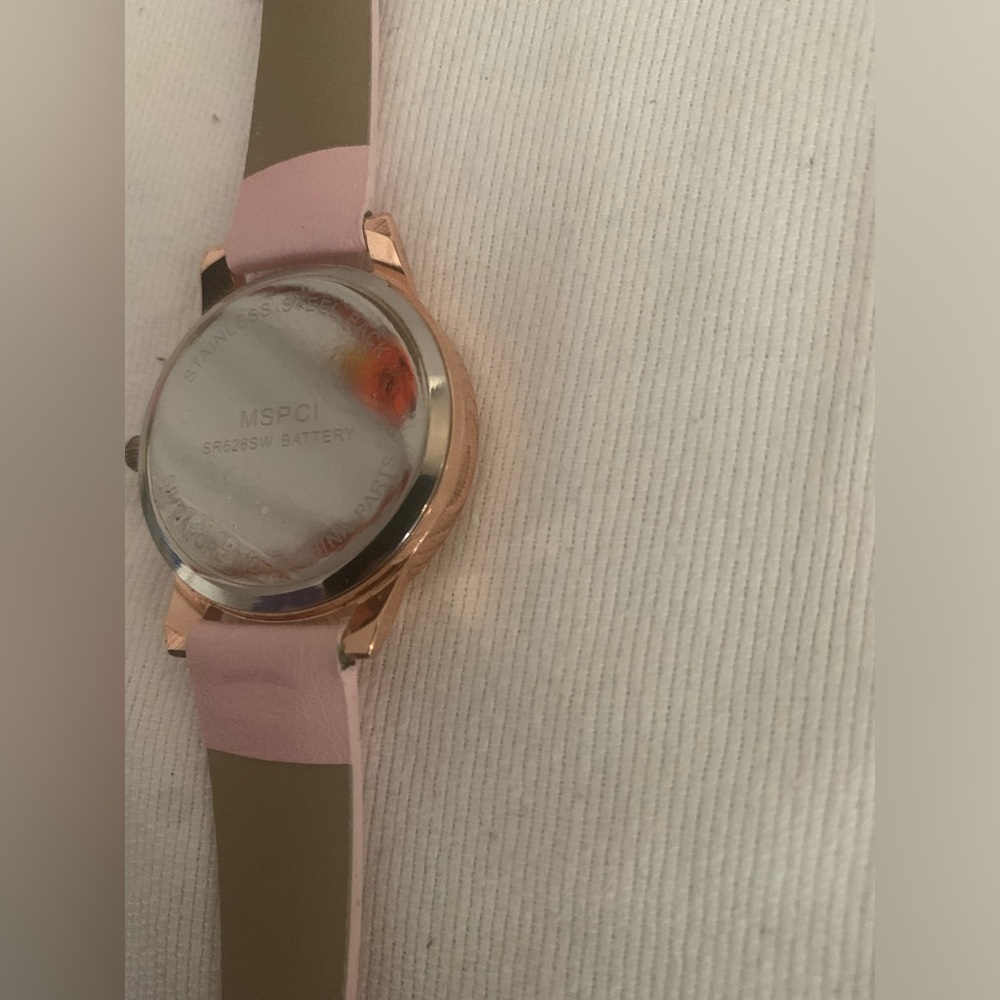 New Rose Tone Pink Watch, Never Worn, Needs Battery - Picture 4 of 5